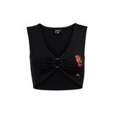 USC Trojans Women's Hype and Vice Black SC Interlock Ring It Top